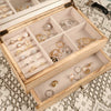 The Heritage - Vintage Rustic Personalized Wooden Jewelry Box
