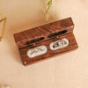 The Duet - Double Slot Wedding Ring Box for 2 Rings - L