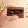The Duet - Double Slot Wedding Ring Box for 2 Rings - L