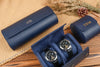 The Timepiece - Leather Watch Case - Navy