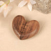 The Heartbeat - Wooden Heart Flip Ring Box