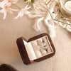 The Pairing - Square Double Wooden Ring Box