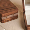 The Reflection -  Walnut Wooden Necklace Box with Mirror