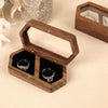 The Match - Wedding Ceremony Wooden Ring Box