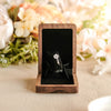 The Duo - Walnut Engagement Wooden Ring Box
