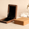The Duo - Walnut Engagement Wooden Ring Box