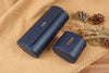 The Timepiece - Leather Watch Case - Navy