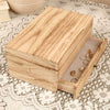 The Heritage - Vintage Rustic Personalized Wooden Jewelry Box