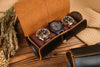 Leather Watch Roll For 3 Watches