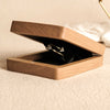 The Duo - Walnut Engagement Wooden Ring Box