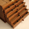 The Vintage - Multiple Tier Wooden Jewelry Box with Lock