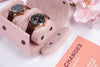 Leather Watch Case - Pink