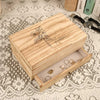 The Heritage - Vintage Rustic Personalized Wooden Jewelry Box