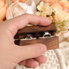 The Duet - Double Slot Wedding Ring Box for 2 Rings - S