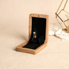 The Duo - Walnut Engagement Wooden Ring Box