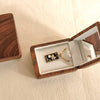 The Reflection -  Walnut Wooden Necklace Box with Mirror