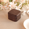 The Pairing - Square Double Wooden Ring Box
