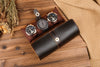 Leather Watch Roll For 3 Watches