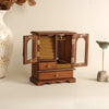 The Elevate - Double Door Wooden Jewelry Box with Mirror