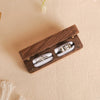 The Duet - Double Slot Wedding Ring Box for 2 Rings - M