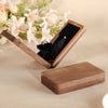 The Bond - Rotating Proposal Wooden Ring Box with LED
