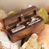 The Duet - Double Slot Wedding Ring Box for 2 Rings - S