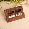 The Duet - Double Slot Wedding Ring Box for 2 Rings - L