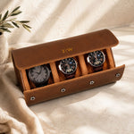 Leather Watch Case - Brown