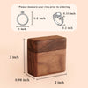 The Promise - Premium Flip Wooden Ring Box